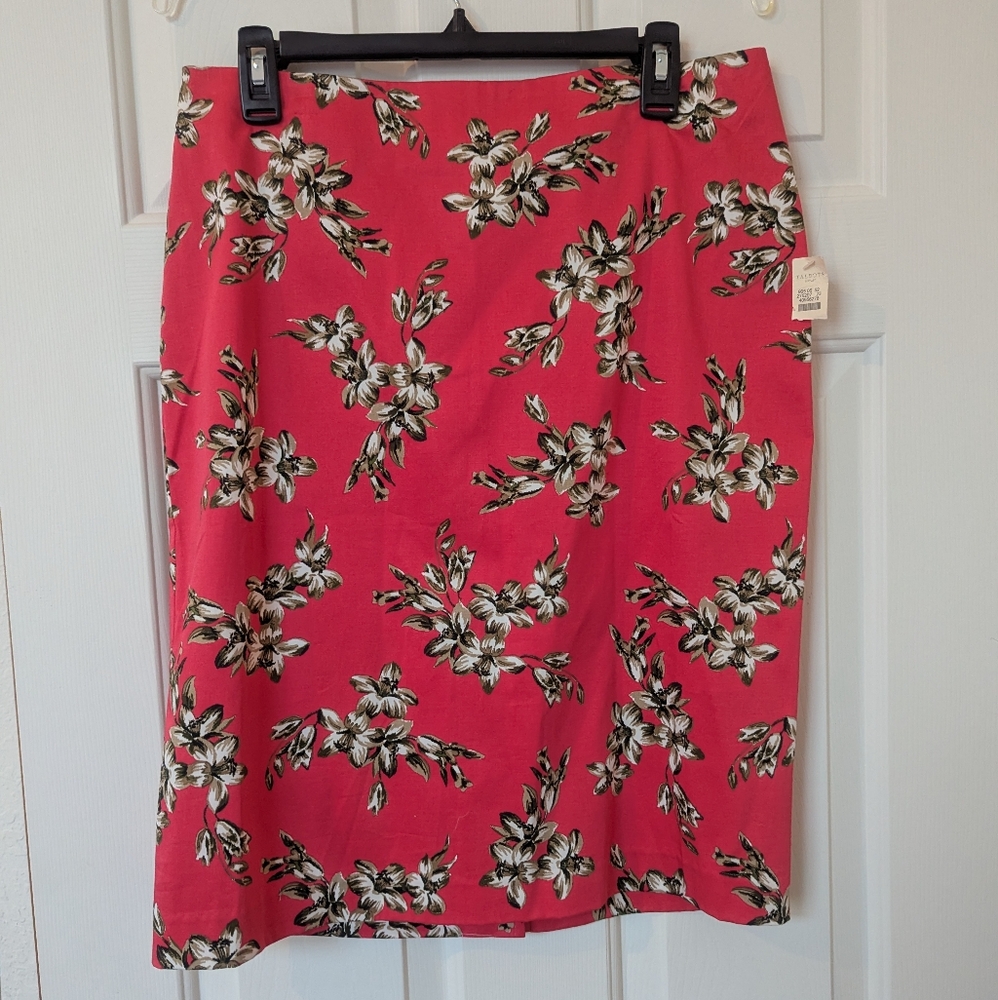NWT Talbots Floral Skirt